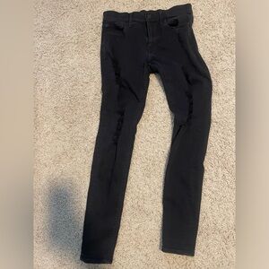 Express Women’s Stretch Mid Rise Jeggings Black Size 4R